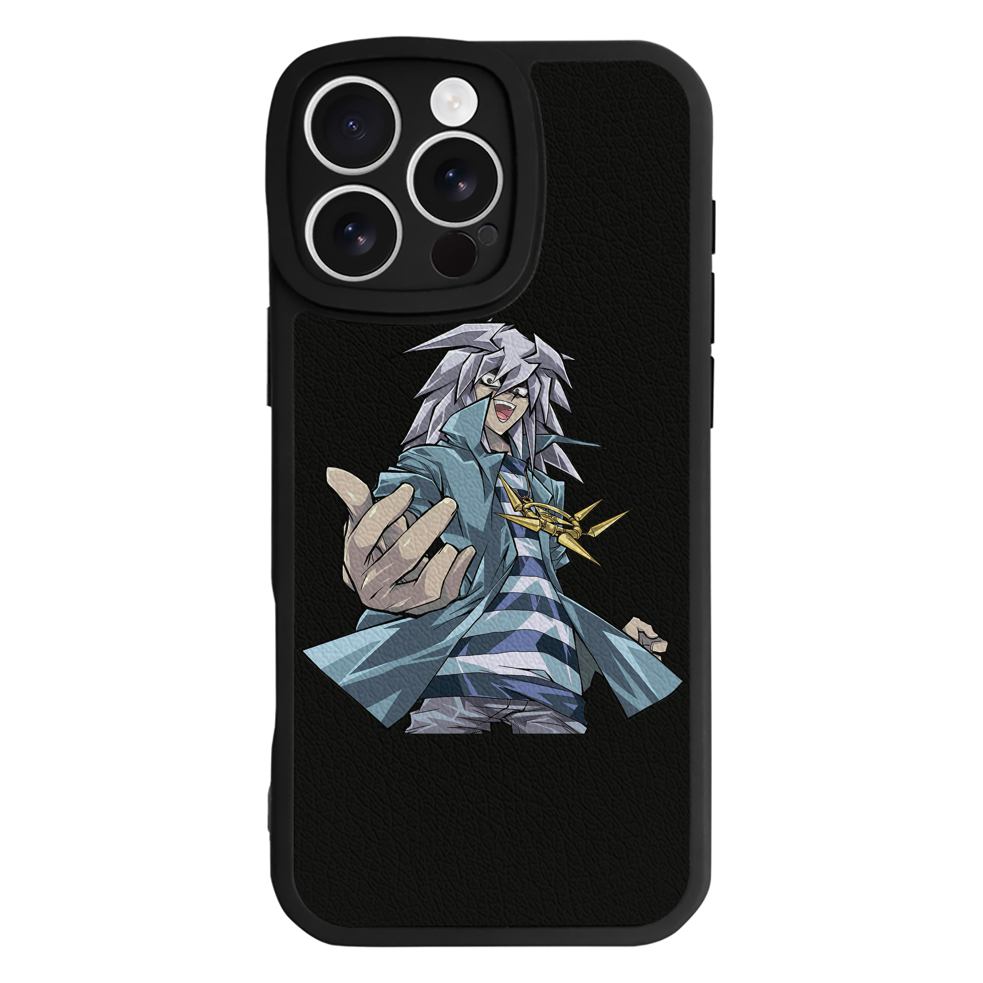 （画像用） 遊☆戯☆王 Yu-Gi-Oh! 【iPhone 16シリーズ対応】シリコンスマホケース（レザー調） 材質：シリコン